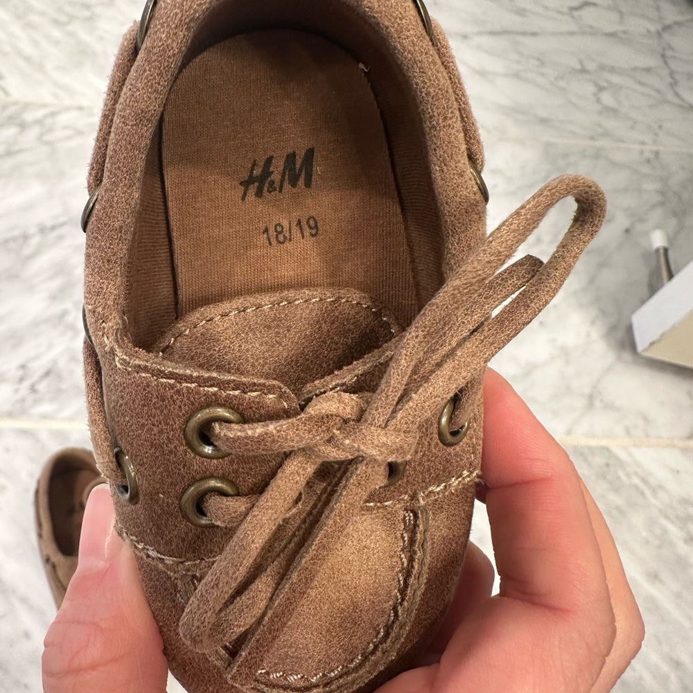H&M Brown Loafer Baby Shoe - Picture 3 of 4